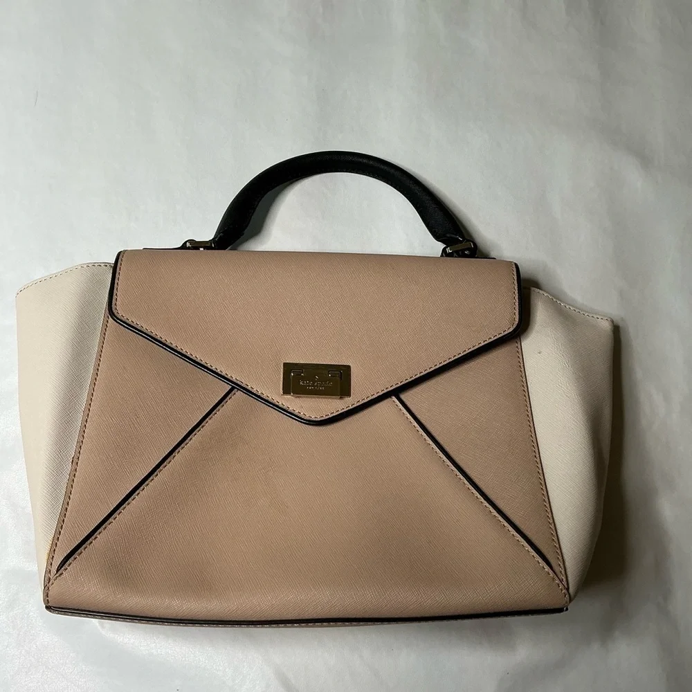 Kate Spade Saffiano Leather Envelope HandbagTwo Tone